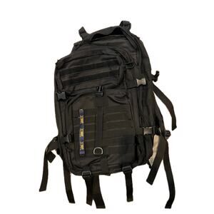 Reebow Black Tactical Backpack